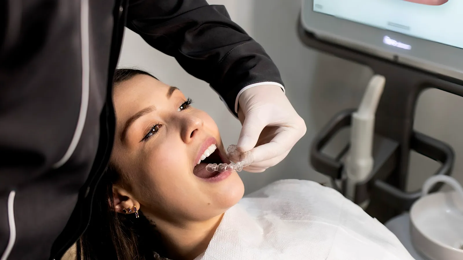Paciente en una atención dental